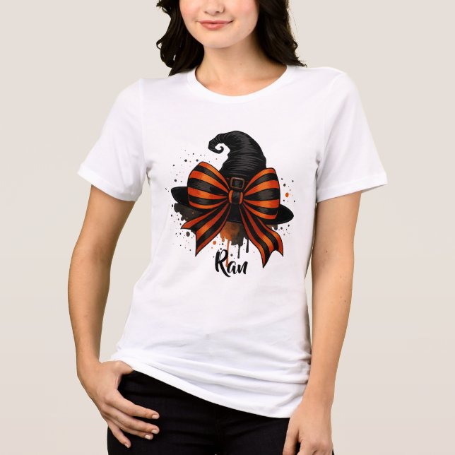 Stiga upp Butterfly Hair Halloween T-Shirt (Framsida)