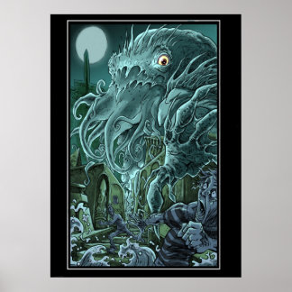 Stiga upp för Cthulhu Poster
