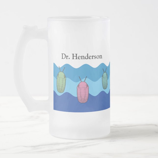 Stiga upp för trilobiterna- Förhistoriskt djur Frostat Ölglas (Vänster)