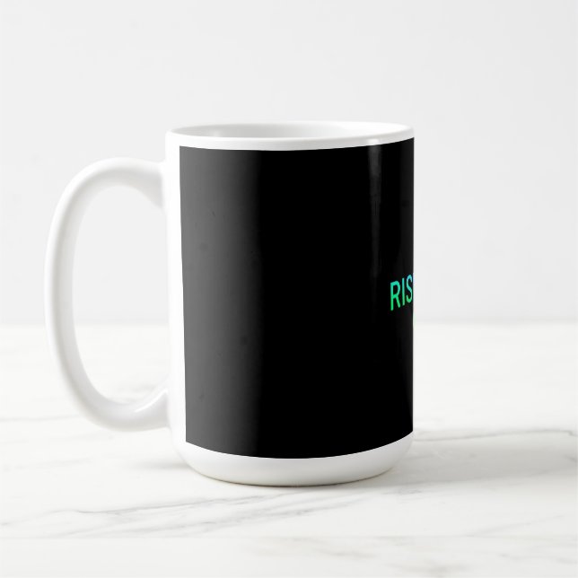 Stiga upp Glow Motivational Mugg (Vänster)