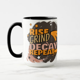 Stiga upp grind Decay Repeat - Lusnyt Skull Hallow Mugg