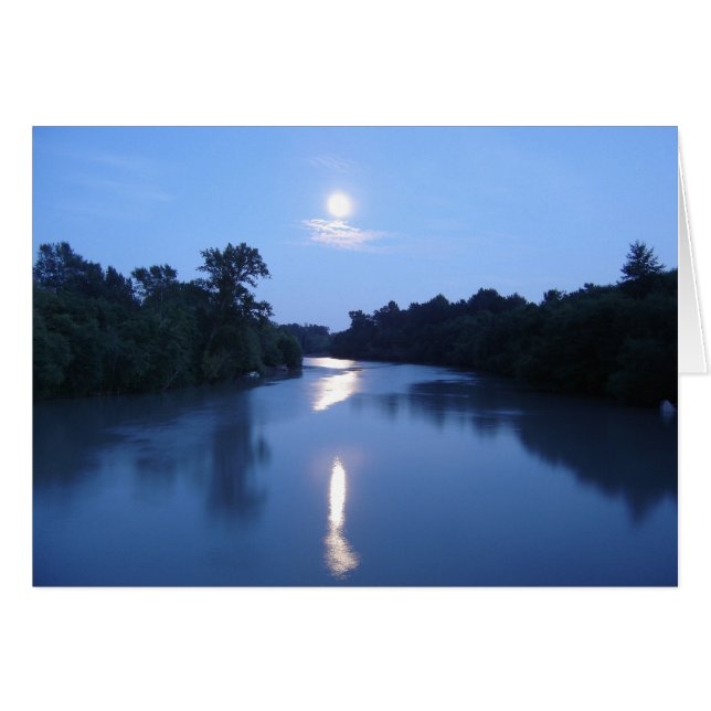 Stiga upp kort för måne (Framsidan Horizontal)