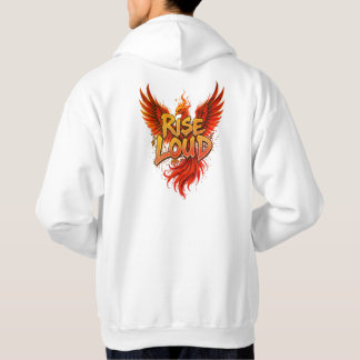 Stiga upp Loud - Graffiti Phoenix Streetwear Hoodi Hoodie