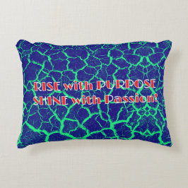 STIGA UPP med Purpose SHINE med PASSION! Prydnadskudde