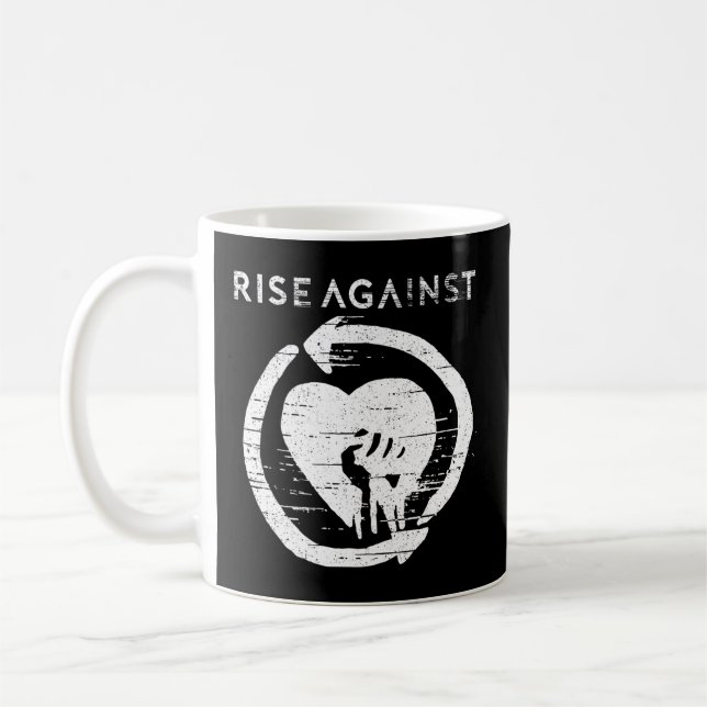 Stiga upp mot - Heartfist - Officiell Merchandise Kaffemugg (Vänster)