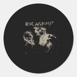 Stiga upp mot Officiell Merchandise lider av vit Runt Klistermärke