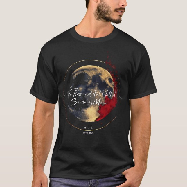 Stiga upp och fallande för det spanska Måne T Shirt (Framsida)