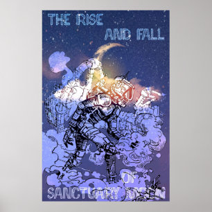 Stiga upp och flodvågen i Måne Poster