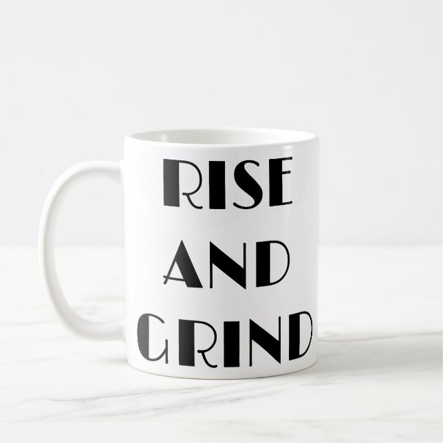 Stiga upp och grekiska kaffemugg (Vänster)