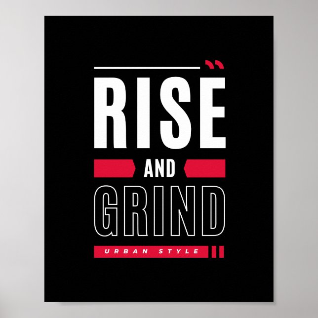 Stiga upp och grind inspiration poster (Framsidan)