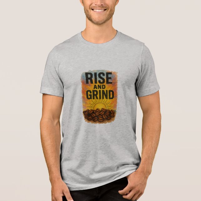 Stiga upp och grind Manar Tri-blend T-shirt (Framsida)