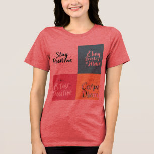 "Stiga upp och grind - Motiv inspirationsincitat T Shirt