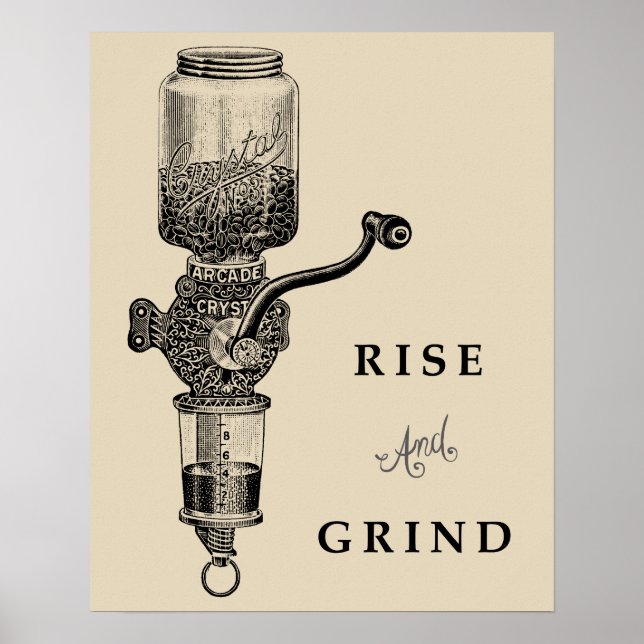 STIGA UPP och GRIND Poster (Framsidan)