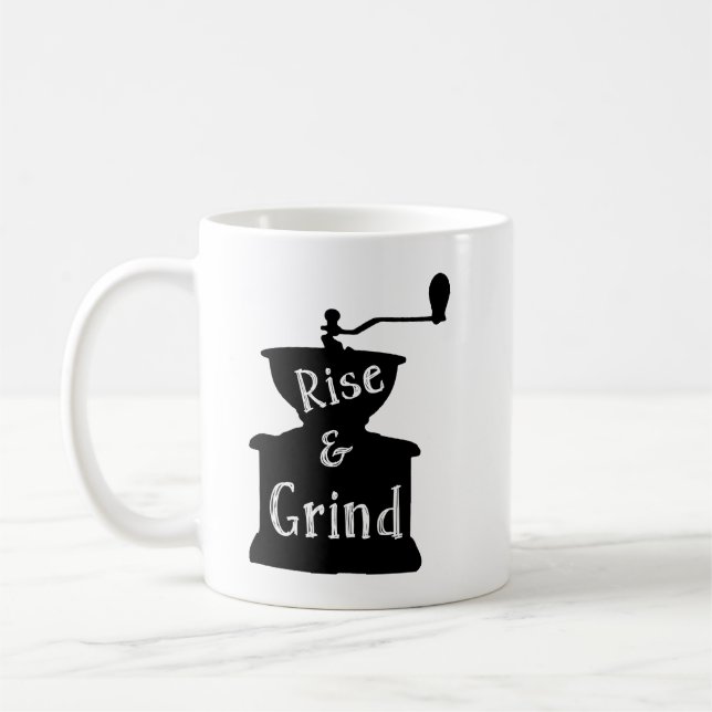 Stiga upp och grindkaffe kaffemugg (Vänster)