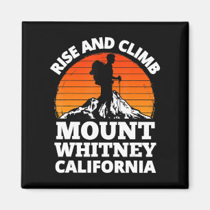Stiga upp och klättermontera Whitney California Mo Magnet