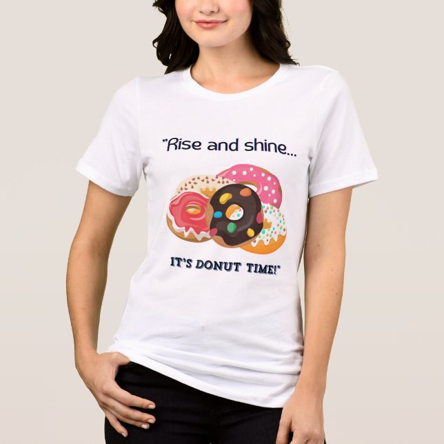 STIGA UPP OCH SHINE, DONUTITID T SHIRT (Framsida)