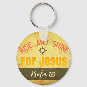 Stiga upp och Shine för Jesus Nyckelring