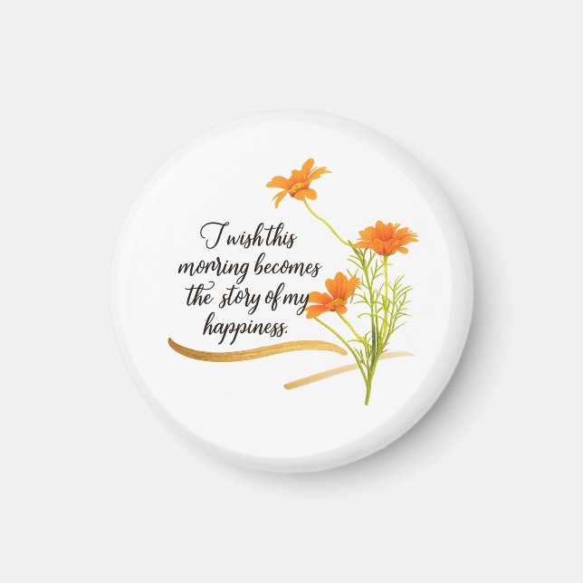 Stiga upp och Shine förbi Blommigt Magnet (Framsidan)