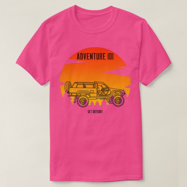 Stiga upp och Shine i underbaren utomhus T Shirt (Design framsida)