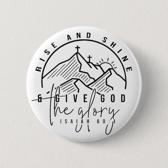 Stiga upp och Shine Knapp (Framsida)