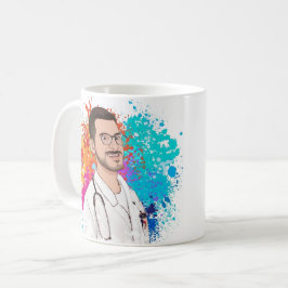 Stiga upp och Shine men först, kaffemorgonmotiv Kaffemugg