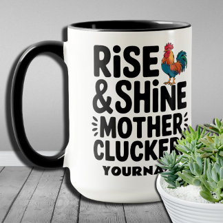 Stiga upp och Shine Mor Cturers - Lönnymorgon Mugg