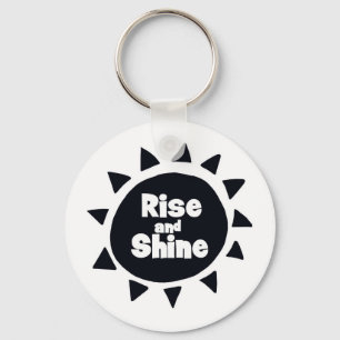 Stiga upp och Shine Nyckelring