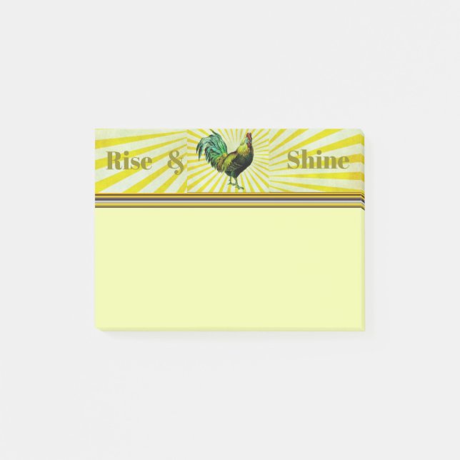 Stiga upp och Shine Post IT-anteckningar Post-it Block (Framsida)
