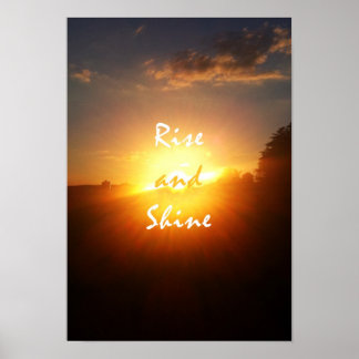 Stiga upp och shine poster