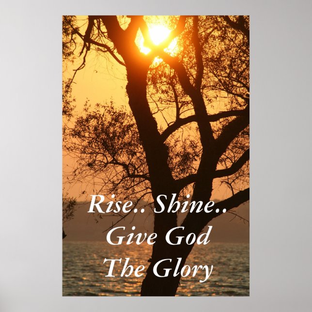 Stiga upp och Shine Poster (Framsidan)