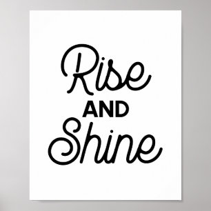 Stiga upp och shine poster