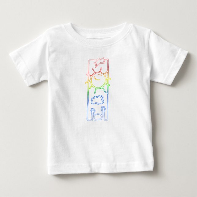 Stiga upp och Shine T Shirt (Framsida)