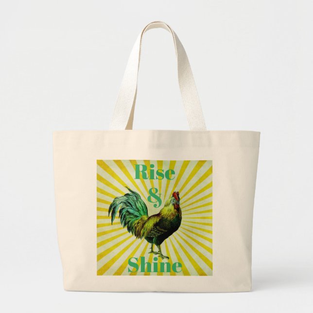 Stiga upp och Shine Tote Bag Jumbo Tygkasse (Framsidan)