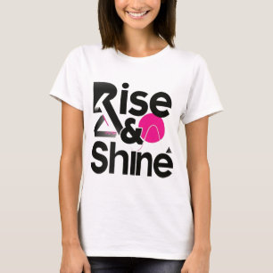 Stiga upp och skina motiv T-Shirt