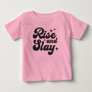 Stiga upp och Slay Funny Girl Quote T Shirt