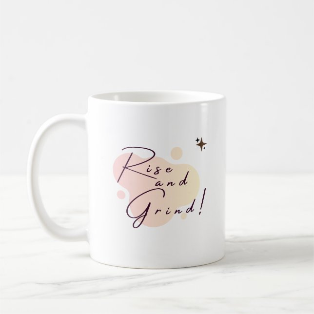 Stiga upp och slipat kaffemugg (Vänster)