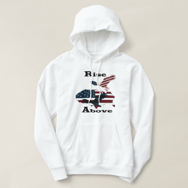 Stiga upp ovan hoodie (Design framsida)