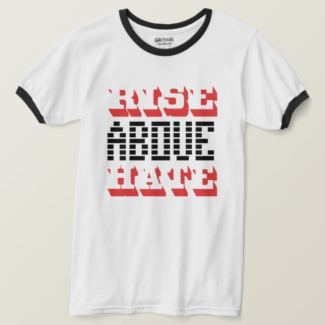 STIGA UPP OVANFÖR HAT T SHIRT (Design framsida)