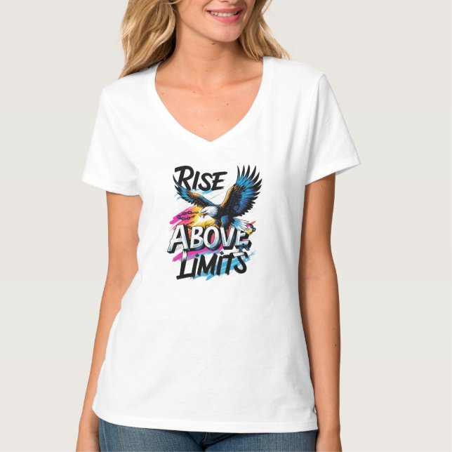 Stiga upp över gränsvärden | Motivering för fetsti T Shirt (Framsida)