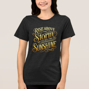 Stiga upp över och Shine Tri-Blend Shirt T