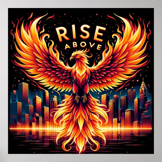Stiga upp över Phoenix Poster (Framsidan)