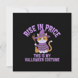 Stiga upp på Prisa, det här är min Halloween Costu Inbjudningar