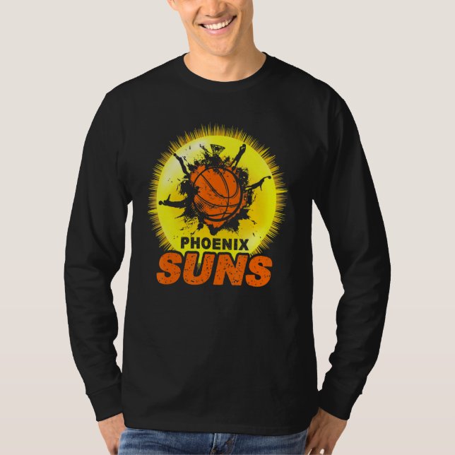 Stiga upp Phoenix Arizona Basketba i Valley Pixel  T Shirt (Framsida)