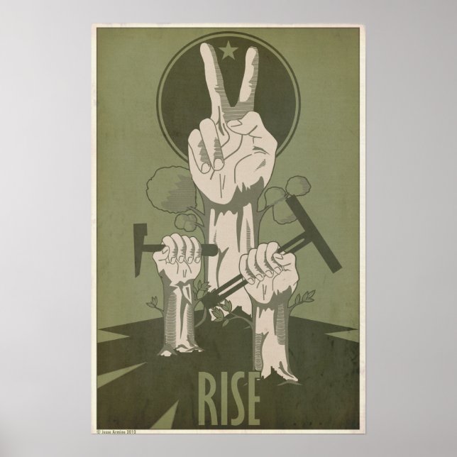 Stiga upp poster (Framsidan)
