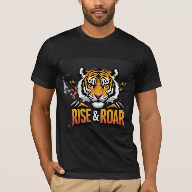 Stiga upp & roll - Tiger T Shirt (Framsida)