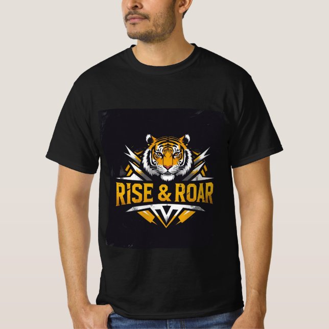 Stiga upp & roll - Tiger T Shirt (Framsida)