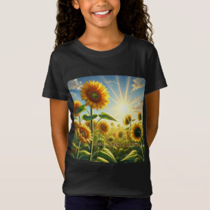 Stiga upp Shine Bloom - Solrosinspiration T Shirt