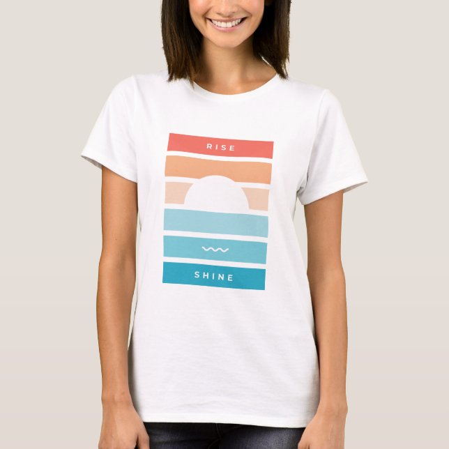 stiga upp skjortor för kvinnor t shirt (Framsida)