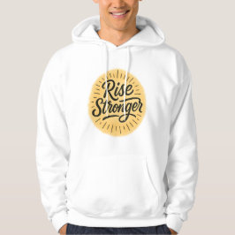 Stiga upp Stronger Hand-Drawn Hoodie