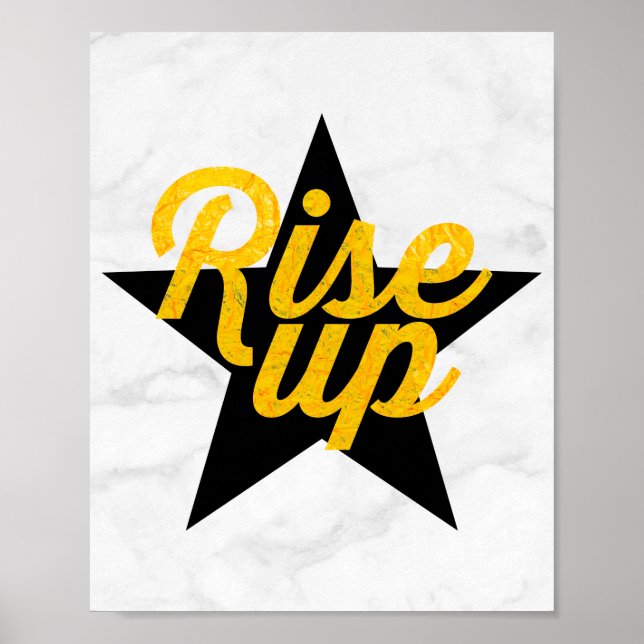 Stiga upp Up Hamilton Poster (Framsidan)